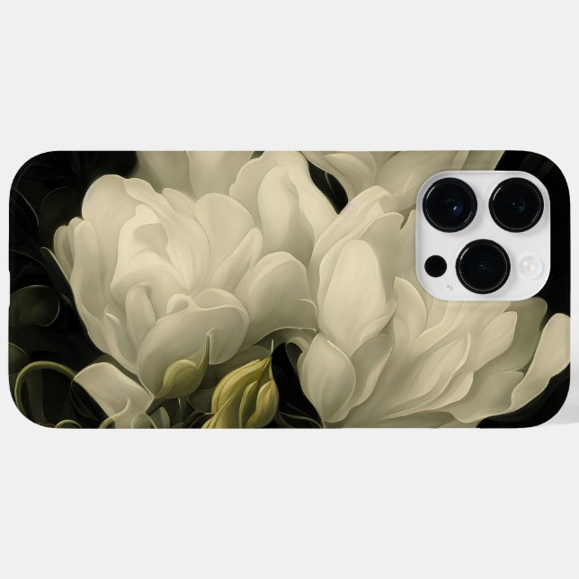 Study of a Peony Case-Mate iPhone Case (Back (Horizontal))