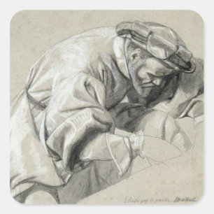 Study of Ambroise Pare Square Sticker