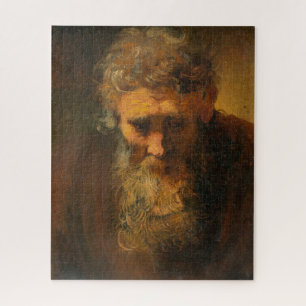 Study of and Old Man by Rembrandt van Rijn Jigsaw Puzzle