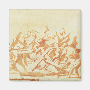 Study of Christ Carrying the Cross (chalk and wash Magnet
