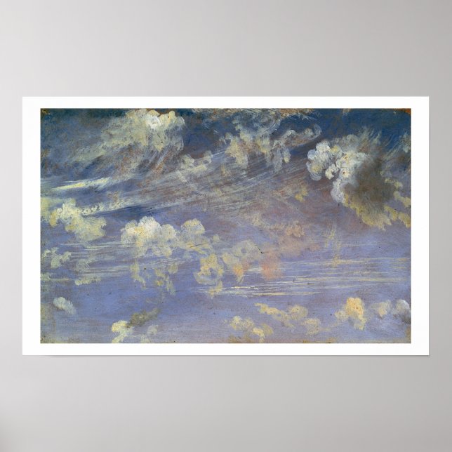 Study of Cirrus Clouds Poster (Front)