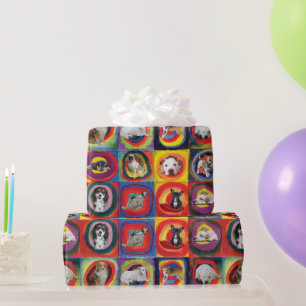 Study of Dogs Wrapping Paper