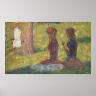 Study of Figures for La Grande Jatte Poster