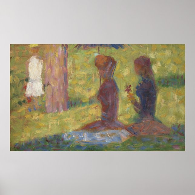 Study of Figures for La Grande Jatte Poster (Front)