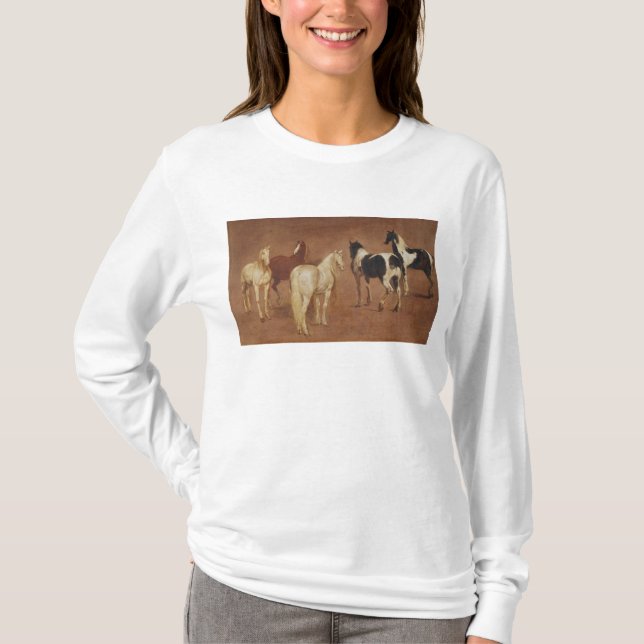 Study of Five Horses T-Shirt (Front)