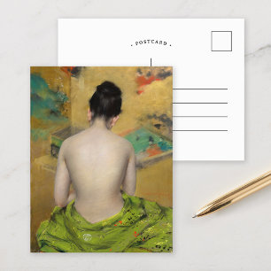 Study of Flesh and Gold   William Merritt Chase Postcard