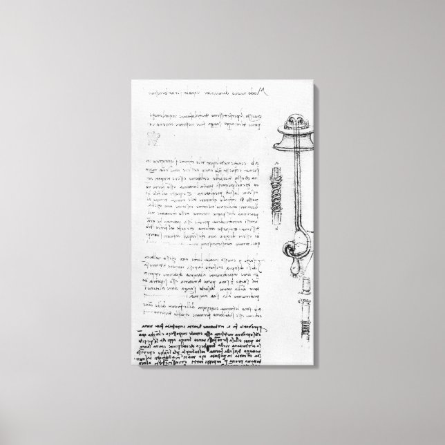 Study of floater with breathing tubes for diver canvas print (Front)