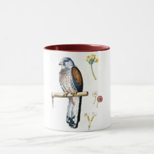 Study of Lesser Kestrel and Flower, Arcimboldo Mug