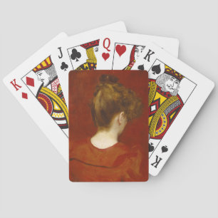 Study of Lilia, 1887 (oil on canvas) Playing Cards