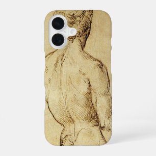 Study of Michelangelo's David Statue by Raphael iPhone 16 Case