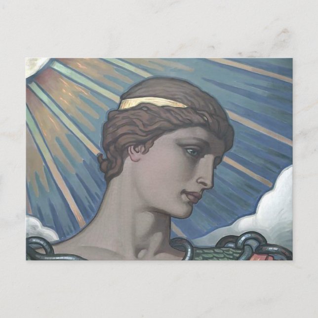 Study of Minerva Postcard (Front)