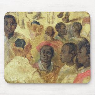 Study of Moorish Heads Mouse Pad