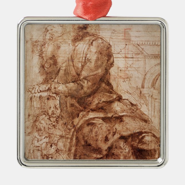 Study of Sibyl Metal Tree Decoration (Front)