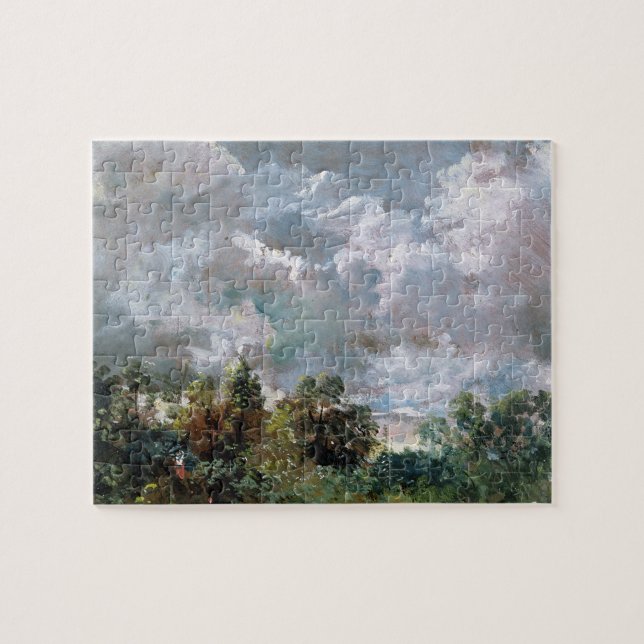 Study of Sky and Trees (oil on canvas) Jigsaw Puzzle (Horizontal)