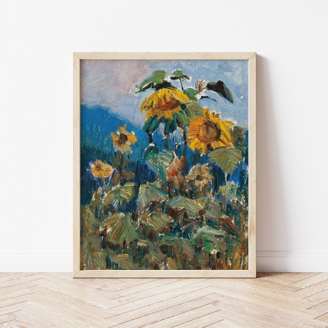 Study of Sunflowers | Marie Egner Poster (Creator Uploaded)