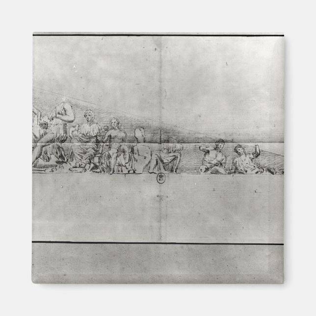 Study of the frieze from a pediment magnet (Front)
