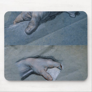 Study of the Hands of a Man Mouse Pad