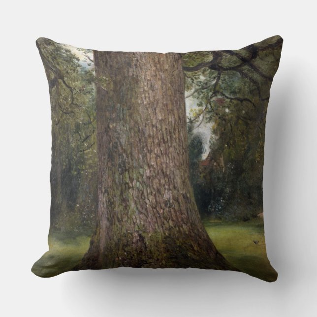 Study of the Trunk of an Elm Tree, c.1821 (oil on Cushion (Front)