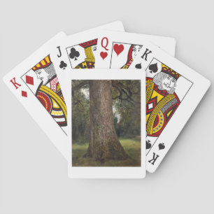 Study of the Trunk of an Elm Tree, c.1821 (oil on Playing Cards