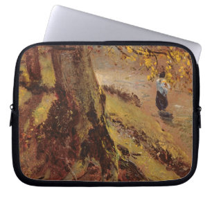 Study of tree trunks laptop sleeve