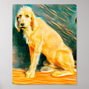 Study of two dogs poster