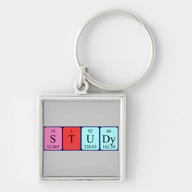 Study periodic table keyring (Front)