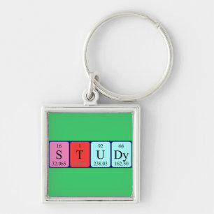 Study periodic table keyring