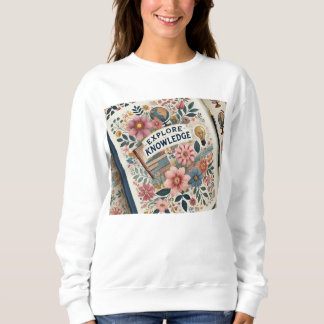 Study Strong 🌸 Empowering Floral Sweatshirt