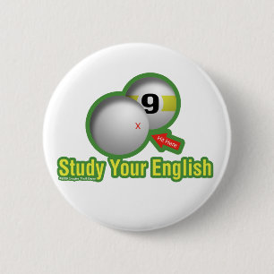 Study Your English 6 Cm Round Badge