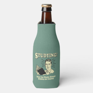 Studying: Drinking and Sleeping Bottle Cooler