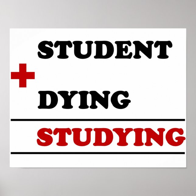 Studying Full Poster (Front)