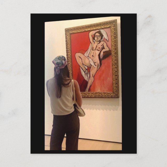 Studying Matisse Postcard (Front)