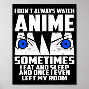 Stuff for Men Anime Clothing for Men Women Anime L Poster