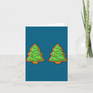 Stuff My Face With Christmas Cookies Inappropriate Card