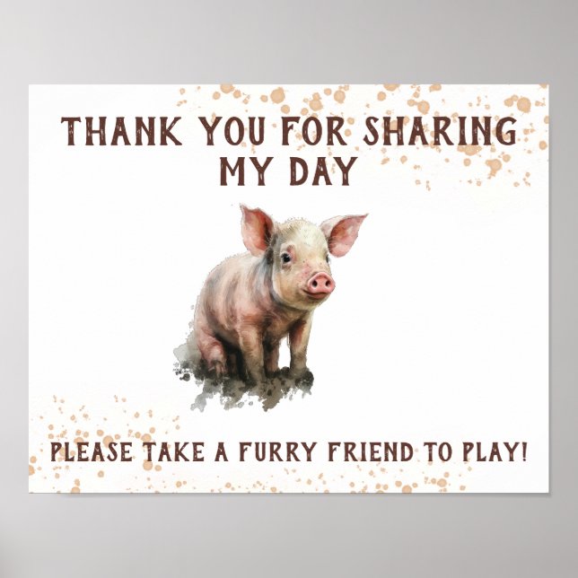 Stuffed Animal Farm Favour Poster (Front)