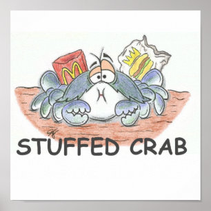 Stuffed Crab Print