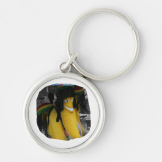 Stuffed rasta banana at fairgrounds key ring
