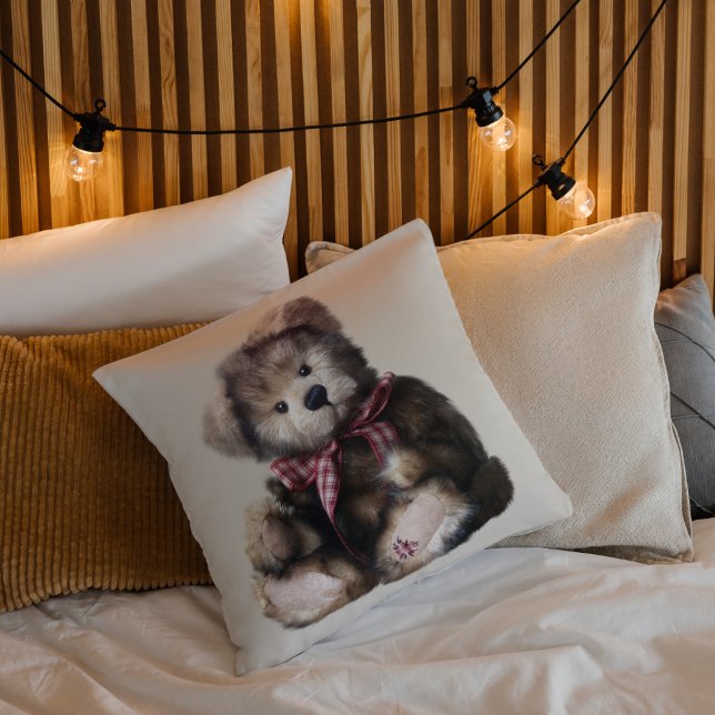 Stuffed Teddy Bear Throw Pillow (🐻Stuffed Teddy Bear Throw Pillow🐻 Throw Pillow)