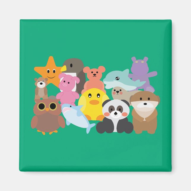 Stuffed Toys  Magnet (Front)