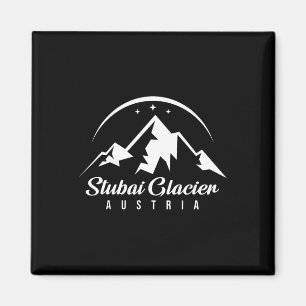 Stui Glacier Austria Ski Resort Skiing Snowboardin Magnet