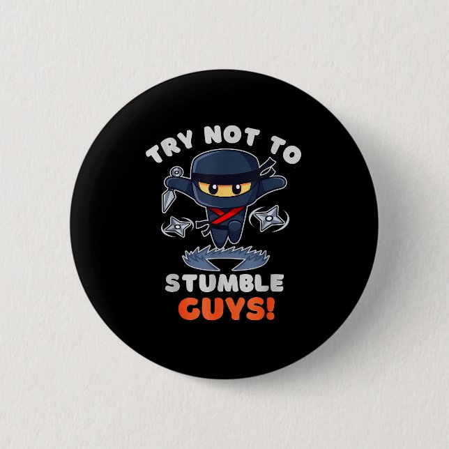 Stumble Guys Ninjas Games Stumble Guys Tee Kids  6 Cm Round Badge (Front)