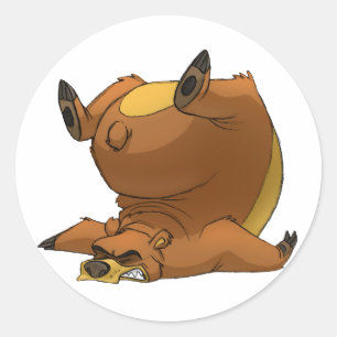Stumbling Bear Stickers
