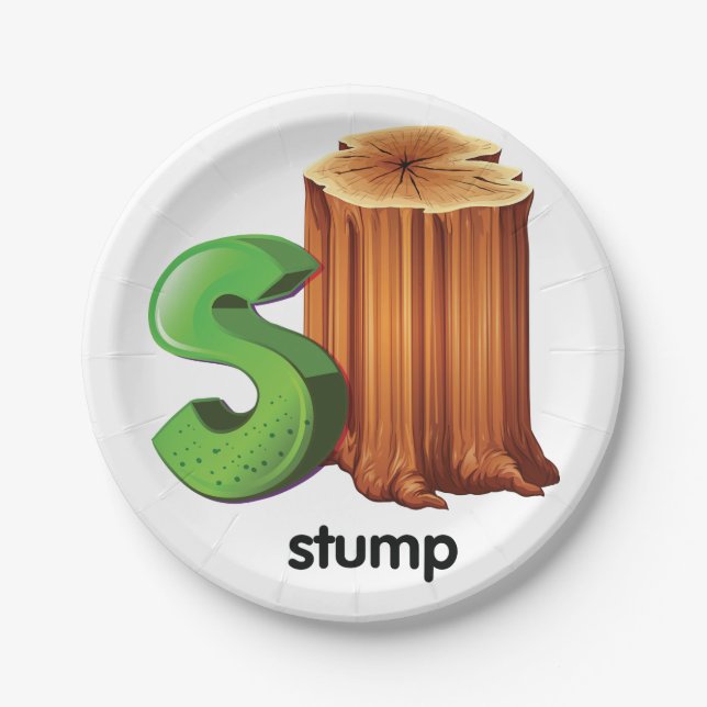 Stump Paper Plates (Front)