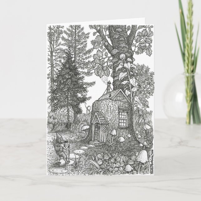 Stumptown Lodgings Greeting Card (Front)