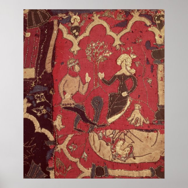 Stumpwork depicting Tristan and Isolde Poster (Front)