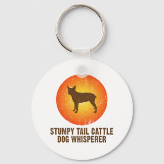 Stumpy Tail Cattle Dog Key Ring