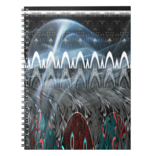 Stunning Abstract Art Print Spiral Notebook