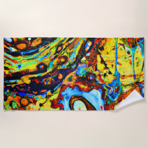 Stunning Abstract Pattern Beach Towel