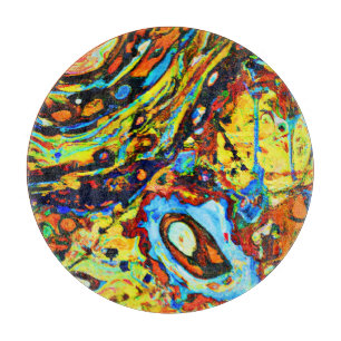 Stunning Abstract Pattern Cutting Board