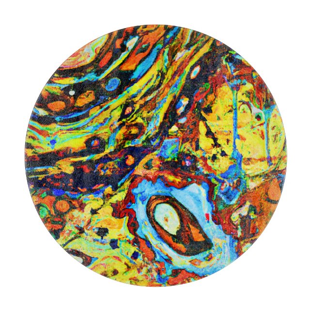 Stunning Abstract Pattern Cutting Board (Front)